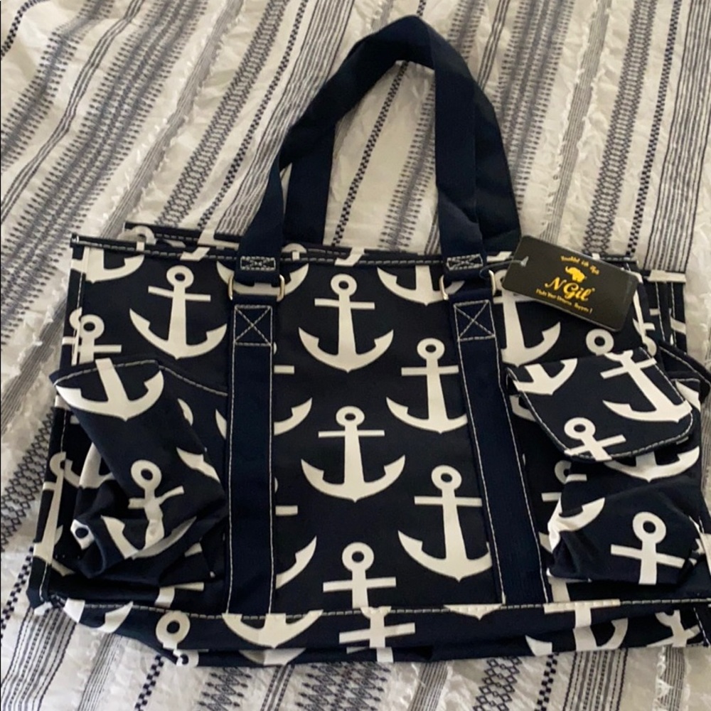 Anchor small beach bag/ hand bag